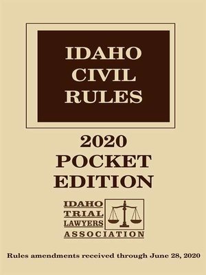 cover image of Idaho Civil Rules
